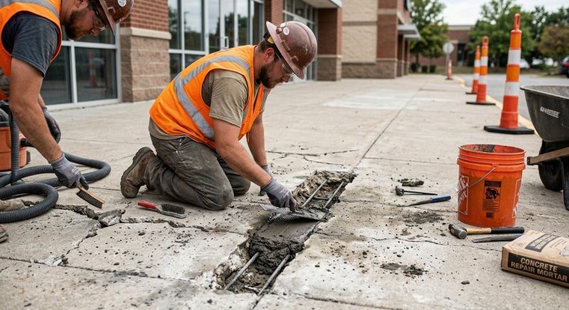Commercial Slab Installation in Fredericksburg, VA